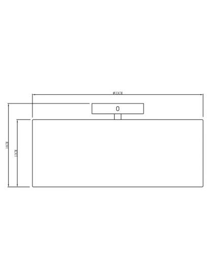 Semi Flush Ceiling Light, Natural