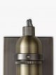 Bistro Bulb Wall Light, Antique Brass