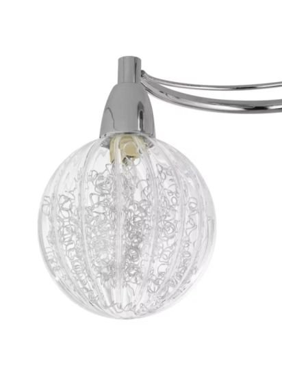 Semi Flush 3 Arm Ceiling Light, Chrome