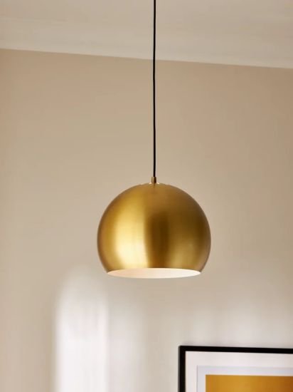 Pendant Ceiling Light, Antique Brass
