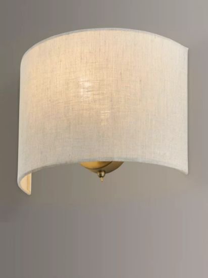 Uplighter Linen Wall Light