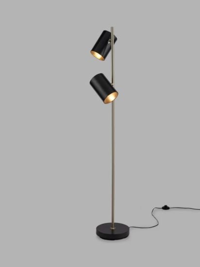 Metal Double Arm Floor Lamp